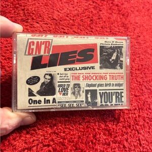 Guns N’ Roses GN’ R Lies Vintage Cassette Tape very rare